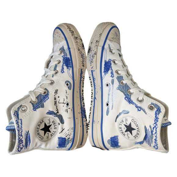 Converse x ADER ERROR Chuck 70 Limited High Top Imperial Blue Sneaker Womens 7.5 - Picture 8 of 12